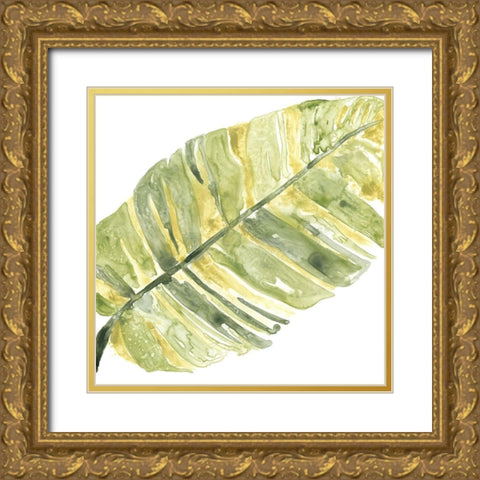 Verdant Impressions V Gold Ornate Wood Framed Art Print with Double Matting by Vess, June Erica