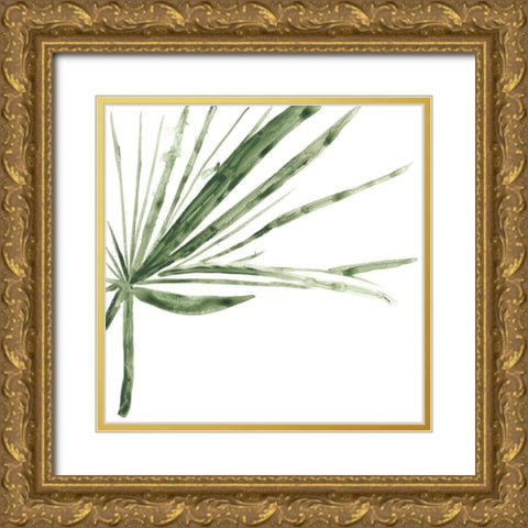 Verdant Impressions VI Gold Ornate Wood Framed Art Print with Double Matting by Vess, June Erica