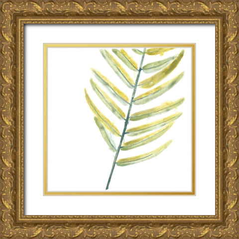 Verdant Impressions VII Gold Ornate Wood Framed Art Print with Double Matting by Vess, June Erica