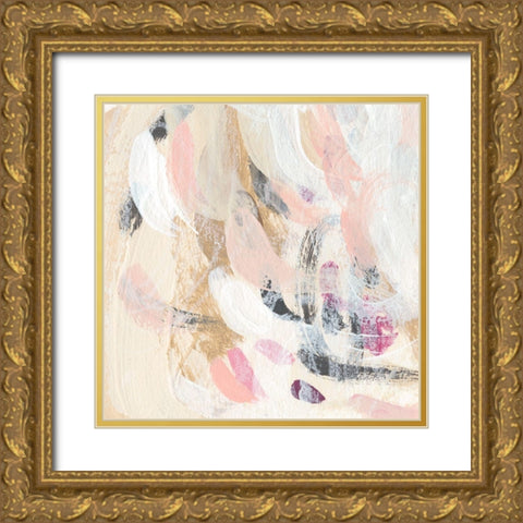 Carnivale III Gold Ornate Wood Framed Art Print with Double Matting by Vess, June Erica