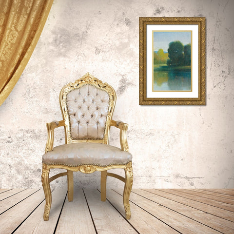 Last Light II Gold Ornate Wood Framed Art Print with Double Matting by OToole, Tim