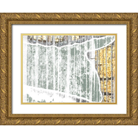 Oro Essence III Gold Ornate Wood Framed Art Print with Double Matting by Vess, June Erica