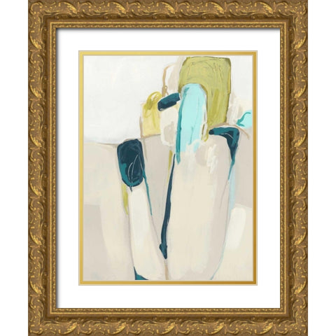 Process Transition I Gold Ornate Wood Framed Art Print with Double Matting by Vess, June Erica