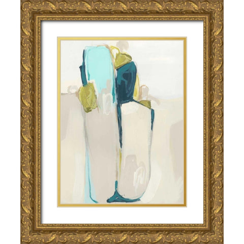 Process Transition II Gold Ornate Wood Framed Art Print with Double Matting by Vess, June Erica