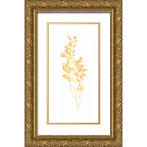 Bouquet Blush I Gold Ornate Wood Framed Art Print with Double Matting by Vess, June Erica