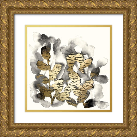 Gilt Garden I Gold Ornate Wood Framed Art Print with Double Matting by Vess, June Erica