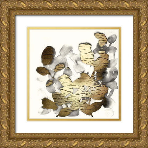 Gilt Garden II Gold Ornate Wood Framed Art Print with Double Matting by Vess, June Erica