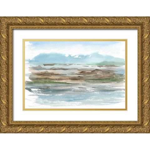 Impressionist View II Gold Ornate Wood Framed Art Print with Double Matting by Harper, Ethan