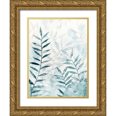 Bamboo Whisper I Gold Ornate Wood Framed Art Print with Double Matting by Popp, Grace