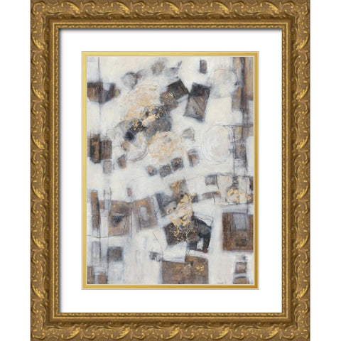 Mystic Universe II Gold Ornate Wood Framed Art Print with Double Matting by Crawford, Beverly