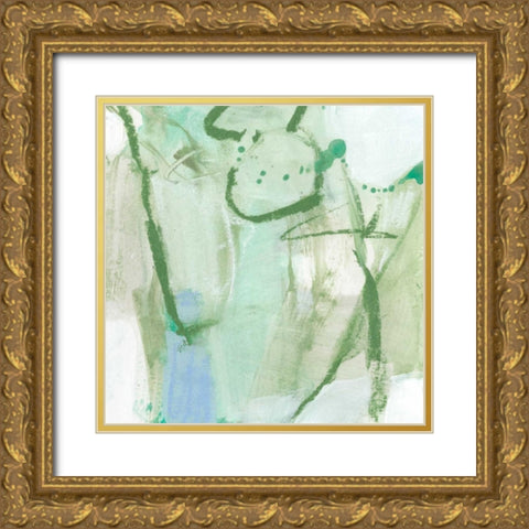 Olive II Gold Ornate Wood Framed Art Print with Double Matting by Long, Christina