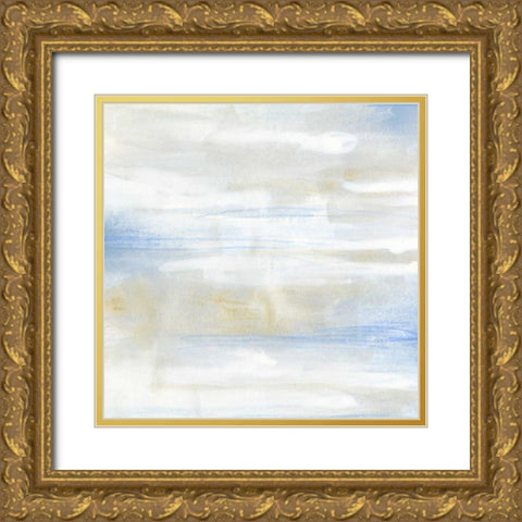 Shore Horizon I Gold Ornate Wood Framed Art Print with Double Matting by Vess, June Erica