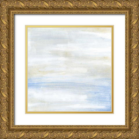Shore Horizon II Gold Ornate Wood Framed Art Print with Double Matting by Vess, June Erica