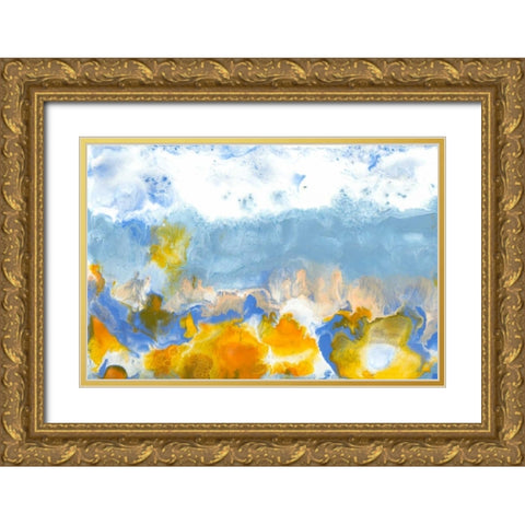 Sun Up II Gold Ornate Wood Framed Art Print with Double Matting by Ludwig, Alicia
