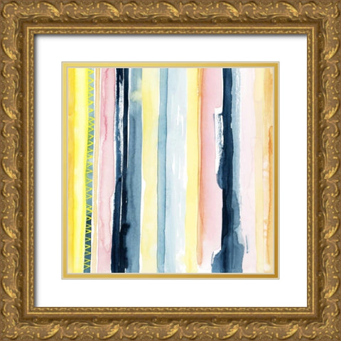 Sunset Stream I Gold Ornate Wood Framed Art Print with Double Matting by Popp, Grace