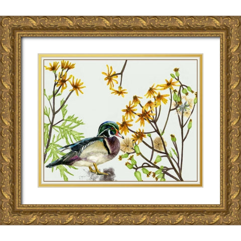 Old Man in the Spring II Gold Ornate Wood Framed Art Print with Double Matting by Wang, Melissa