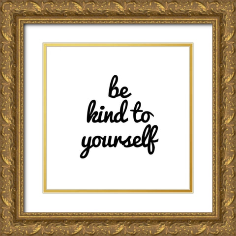 Quotable VIII Gold Ornate Wood Framed Art Print with Double Matting by Hambly, Anna
