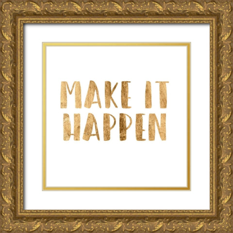Power Quotes II Gold Ornate Wood Framed Art Print with Double Matting by Hambly, Anna