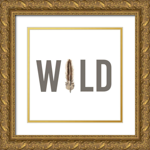 Power Quotes VII Gold Ornate Wood Framed Art Print with Double Matting by Hambly, Anna