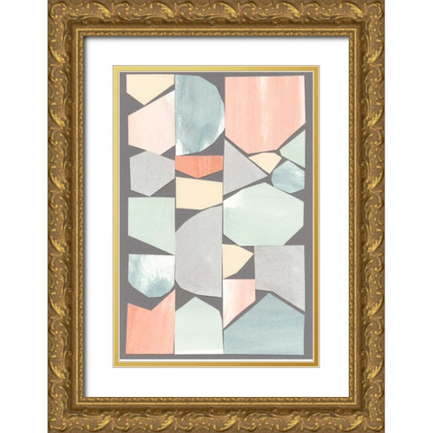 Rodondo I Gold Ornate Wood Framed Art Print with Double Matting by Stramel, Renee W.