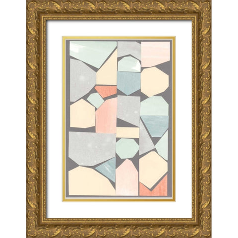 Rodondo II Gold Ornate Wood Framed Art Print with Double Matting by Stramel, Renee W.