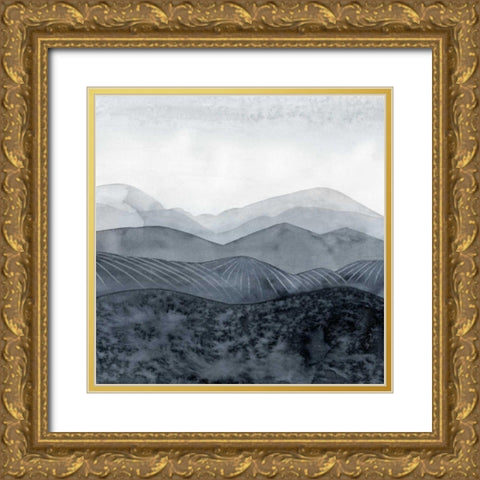 Blustering Valley II Gold Ornate Wood Framed Art Print with Double Matting by Popp, Grace