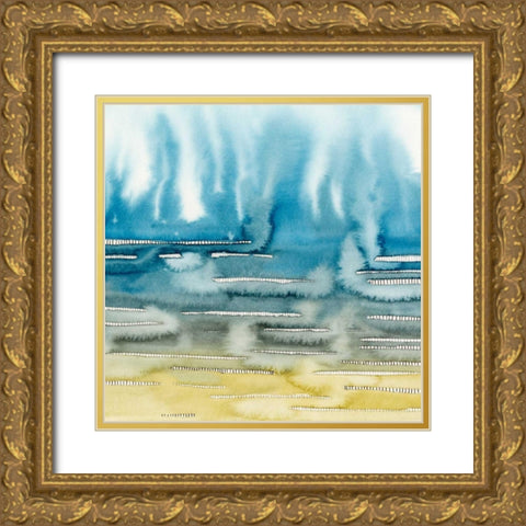 Rising Vapors I Gold Ornate Wood Framed Art Print with Double Matting by Popp, Grace