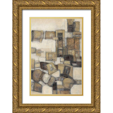 Lost Canyon II Gold Ornate Wood Framed Art Print with Double Matting by Crawford, Beverly