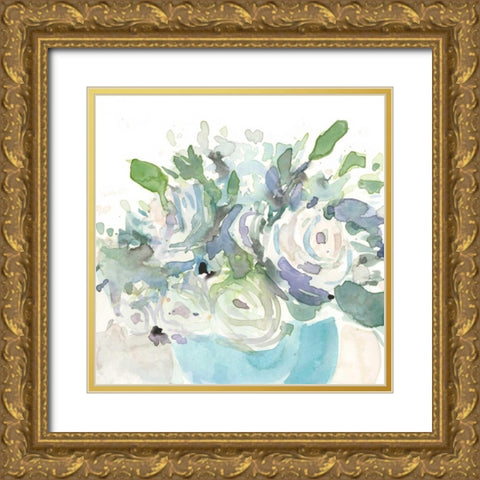 Spring Arrangement II Gold Ornate Wood Framed Art Print with Double Matting by Dixon, Samuel