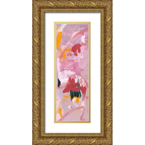 Composition 1a Gold Ornate Wood Framed Art Print with Double Matting by Wang, Melissa