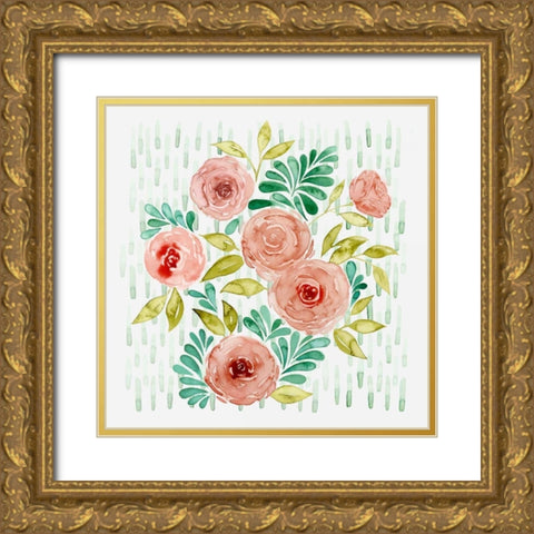 Spring Blossoming II Gold Ornate Wood Framed Art Print with Double Matting by Popp, Grace