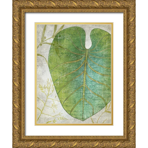 Frond IV Gold Ornate Wood Framed Art Print with Double Matting by Zarris, Chariklia