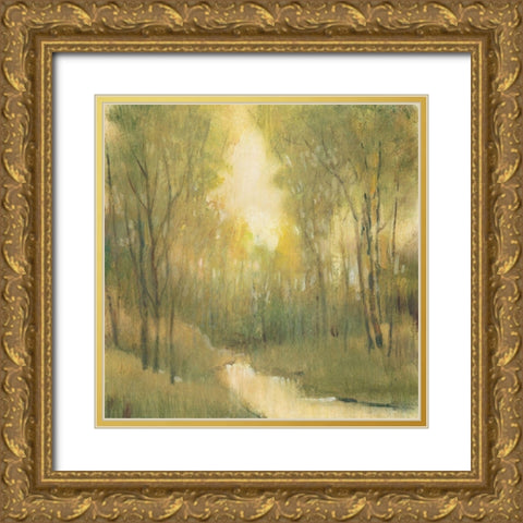 Forest Sanctuary I Gold Ornate Wood Framed Art Print with Double Matting by OToole, Tim