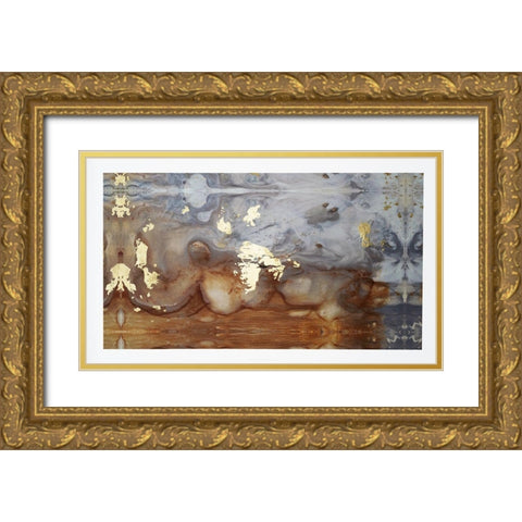 Particle of Presence I Gold Ornate Wood Framed Art Print with Double Matting by Bramma, Lila