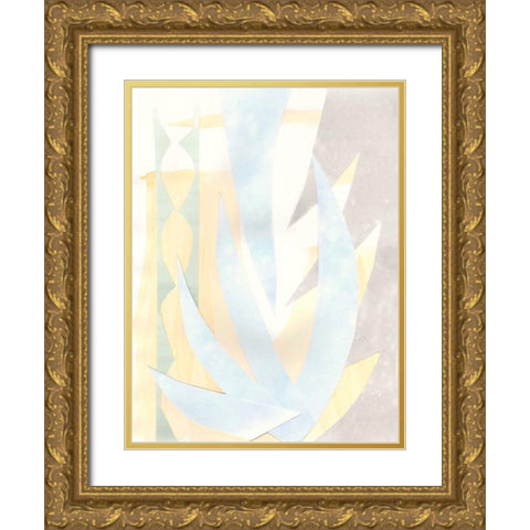 Painted Desert III Gold Ornate Wood Framed Art Print with Double Matting by Stramel, Renee W.