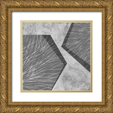 Orchestrated Geometry I Gold Ornate Wood Framed Art Print with Double Matting by Chandler, Sharon