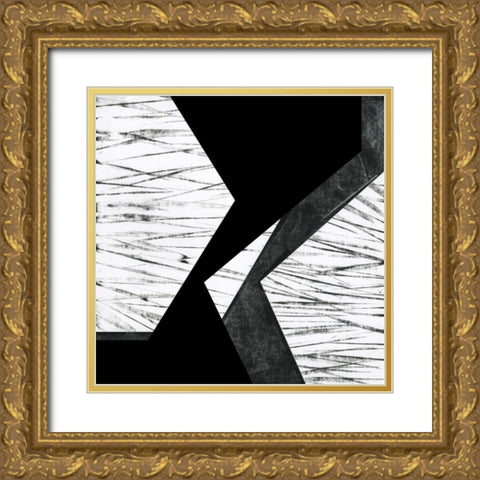 Orchestrated Geometry VI Gold Ornate Wood Framed Art Print with Double Matting by Chandler, Sharon