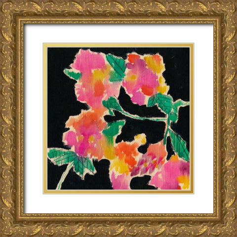 Tropical Vibe II Gold Ornate Wood Framed Art Print with Double Matting by Goldberger, Jennifer