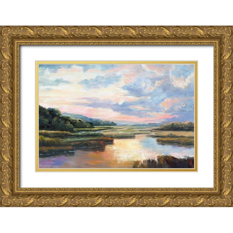 Enchanted Moment I Gold Ornate Wood Framed Art Print with Double Matting by Brothers, Bonnec