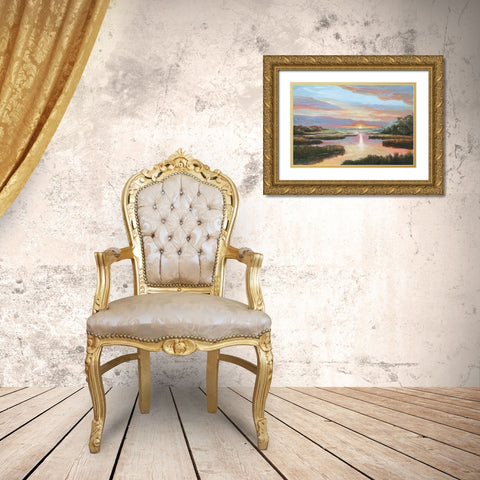 Enchanted Moment III Gold Ornate Wood Framed Art Print with Double Matting by Brothers, Bonnec