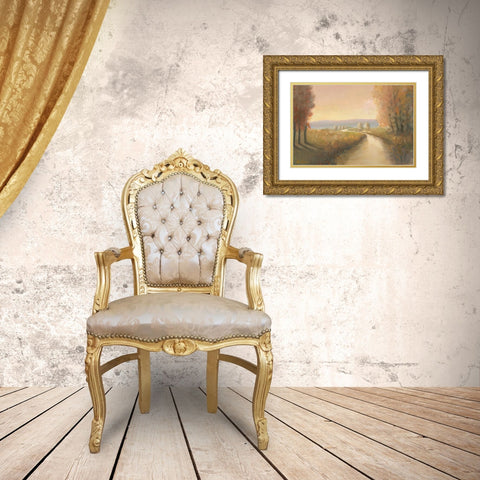 Enchanted Moment IV Gold Ornate Wood Framed Art Print with Double Matting by Brothers, Bonnec