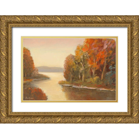 Enchanted Moment VI Gold Ornate Wood Framed Art Print with Double Matting by Brothers, Bonnec