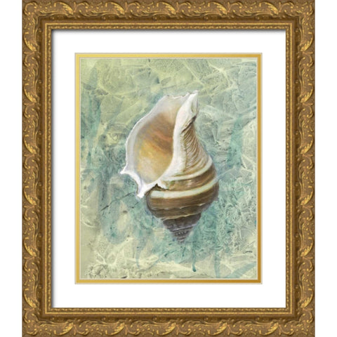 Calling from the Sea I Gold Ornate Wood Framed Art Print with Double Matting by Brothers, Bonnec