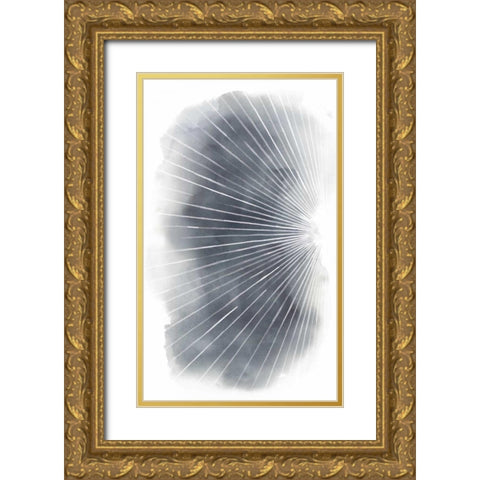 Rays I Gold Ornate Wood Framed Art Print with Double Matting by Popp, Grace