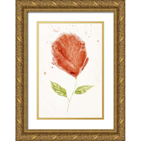 Boom Bloom II Gold Ornate Wood Framed Art Print with Double Matting by Popp, Grace
