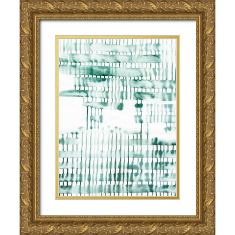 Barred II Gold Ornate Wood Framed Art Print with Double Matting by Popp, Grace