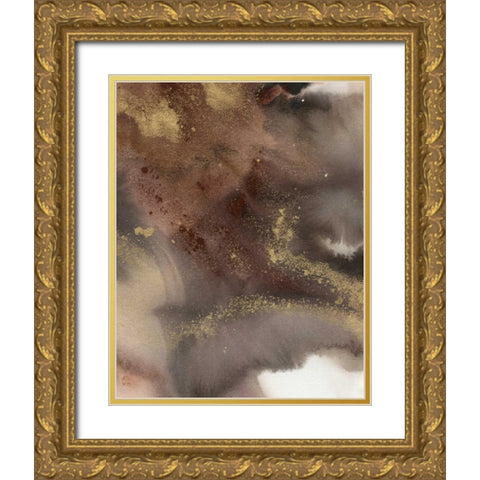 Mountain Seasons IV Gold Ornate Wood Framed Art Print with Double Matting by Combs, Joyce