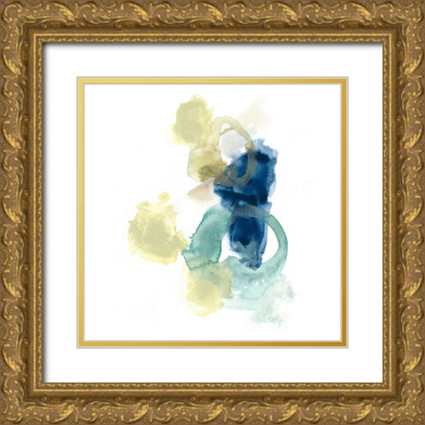 Integral Motion II Gold Ornate Wood Framed Art Print with Double Matting by Vess, June Erica