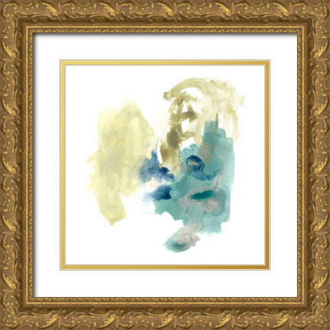 Integral Motion IV Gold Ornate Wood Framed Art Print with Double Matting by Vess, June Erica