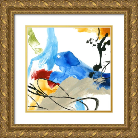 Formulation I Gold Ornate Wood Framed Art Print with Double Matting by Vess, June Erica